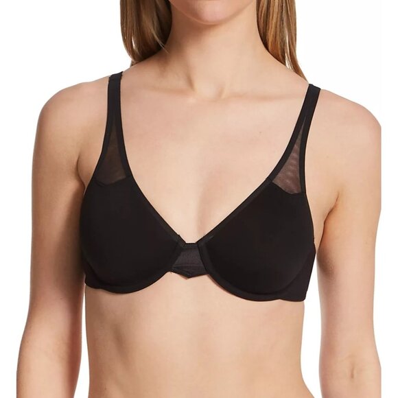 🆕WACOAL Body by 2.0 Non-Padded Underwire Bra 34D Black #851315 - Picture 1 of 8